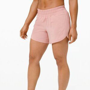 Lululemon women’s track that mid rise lined shorts 5”